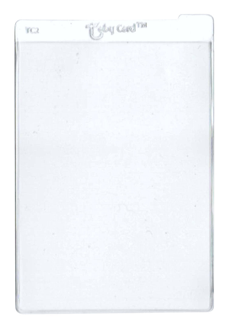 Taby Card™ TC2 Semi Rigid Card Holders 50 Count Pack (Pre-Grading Stickers Included)