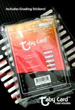 Taby Card™ TC2 Semi Rigid Card Holders 1000 pcs. 5 Boxes (Pre-Grading Stickers Included)