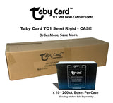 Taby Card™ TC1 Semi Rigid Card Holders  2000 Ct. Case x 10 Boxes