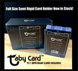 Taby Card™ TC1 Semi Rigid Card Holders 200 Count Box