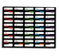 Taby Card™ TC2 Semi Rigid Card Holders  50 Count Pack (Pre-Grading Stickers Included)