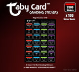 Taby Card™ TC2 2800 pc. High Grade(s) Sticker Set! x100 Sticker Sheets