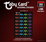 Taby Card™ TC2 2800 pc. Low Grade(s) Sticker Set! x100 Sticker Sheets