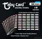 Taby Card™ 500 pc. TC2 Card Grading Sticker Set! 10x sheets, 50 stickers per sheet