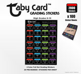 Taby Card™ TC2 2800 pc. High Grade(s) Sticker Set! x100 Sticker Sheets